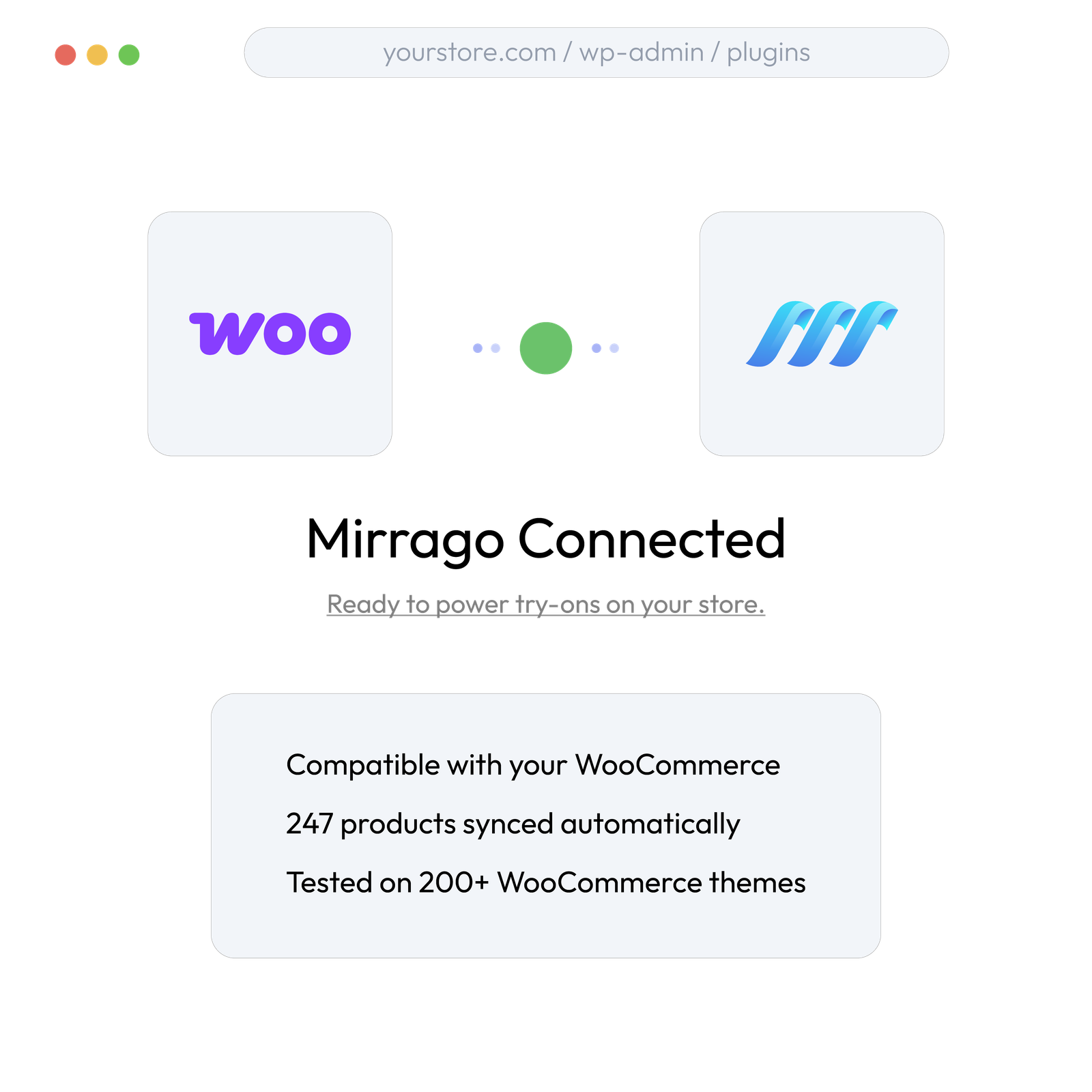 WooCommerce native integration